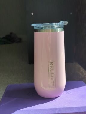 BrüMate Pink Champagne Flute
